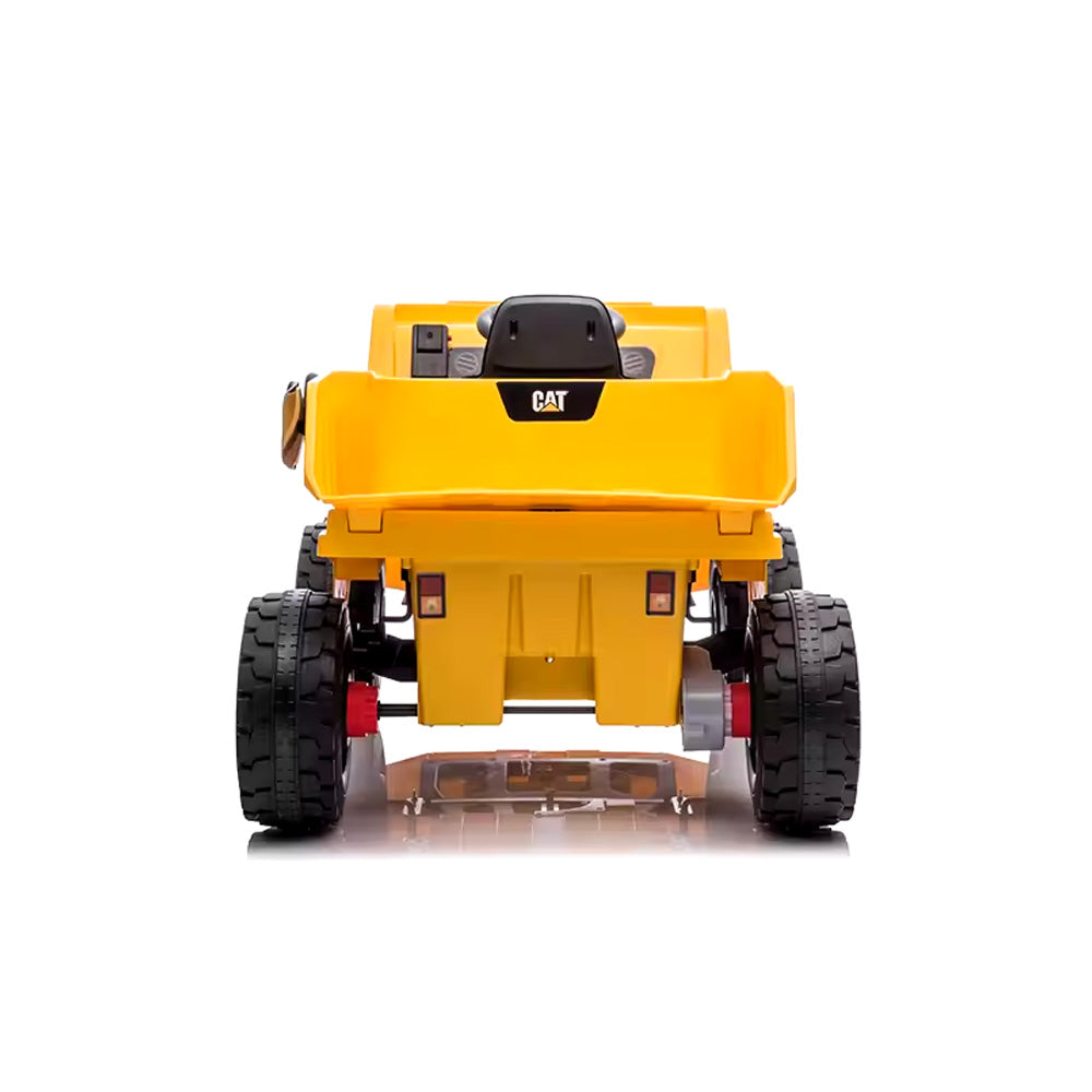 Carrinho Caminhão Elétrico Infantil 12v com Caçamba CAT Com Controle Remoto