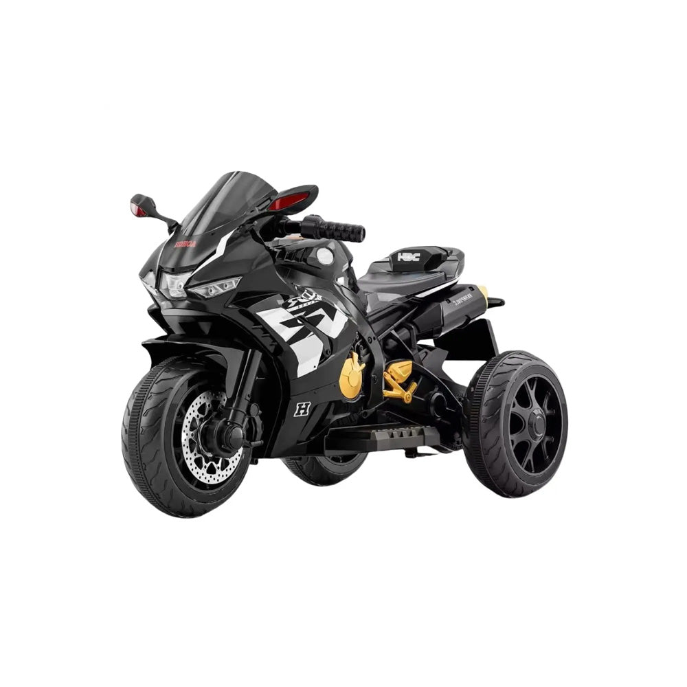 Moto Elétrica Infantil Esportiva Triciclo 6V Com Luz de LED e Música