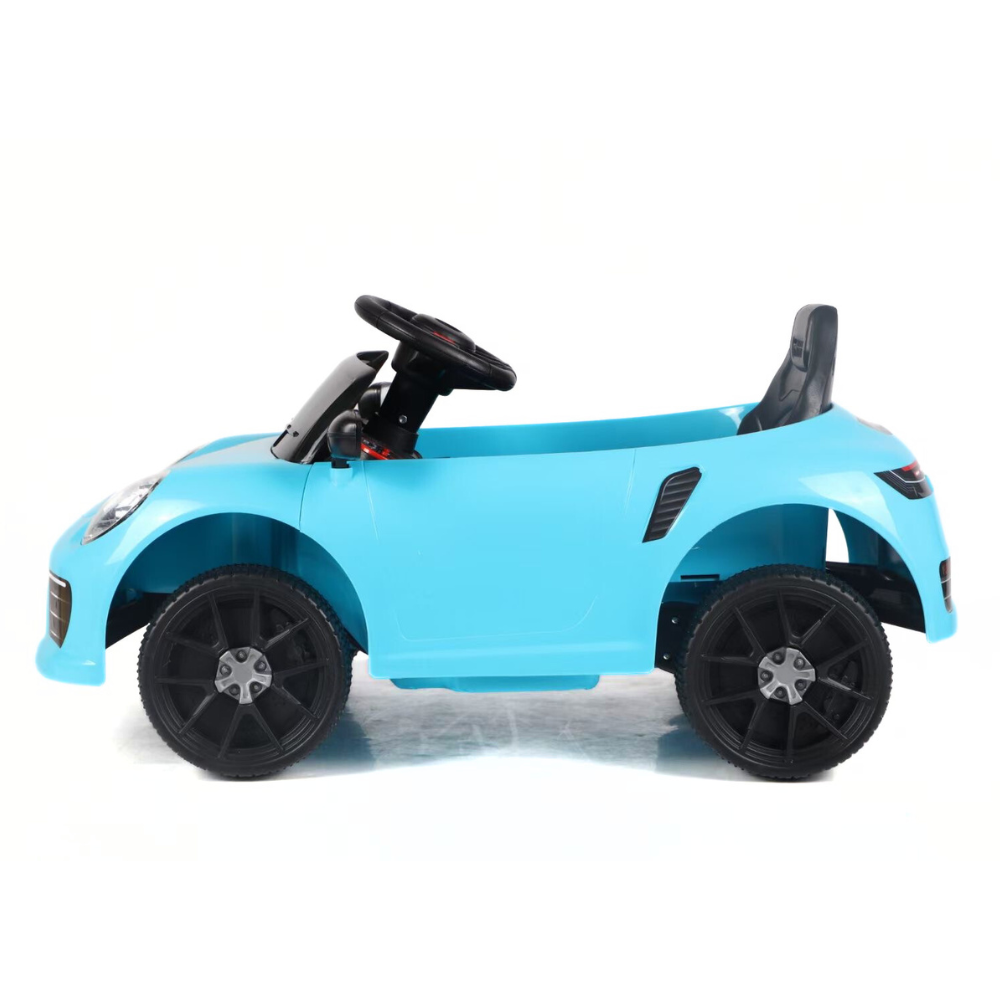 Carrinho Elétrico Infantil Conversível 6V Azul Zippy Controle Remoto e Direção