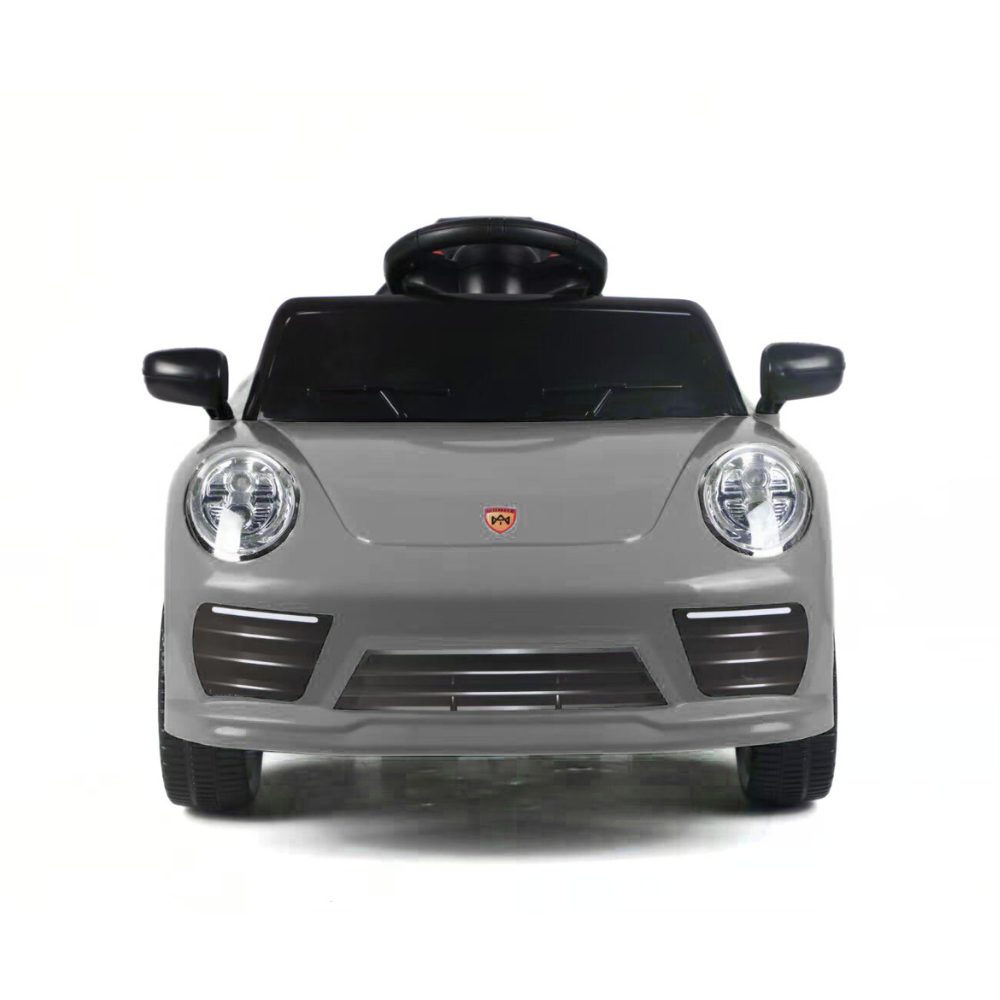 Carrinho Elétrico Infantil Conversível 6V Cinza Zippy Controle Remoto e Direção