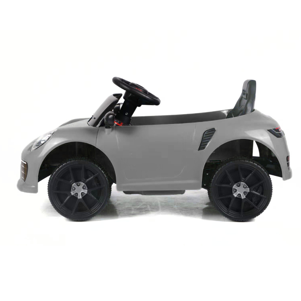 Carrinho Elétrico Infantil Conversível 6V Cinza Zippy Controle Remoto e Direção