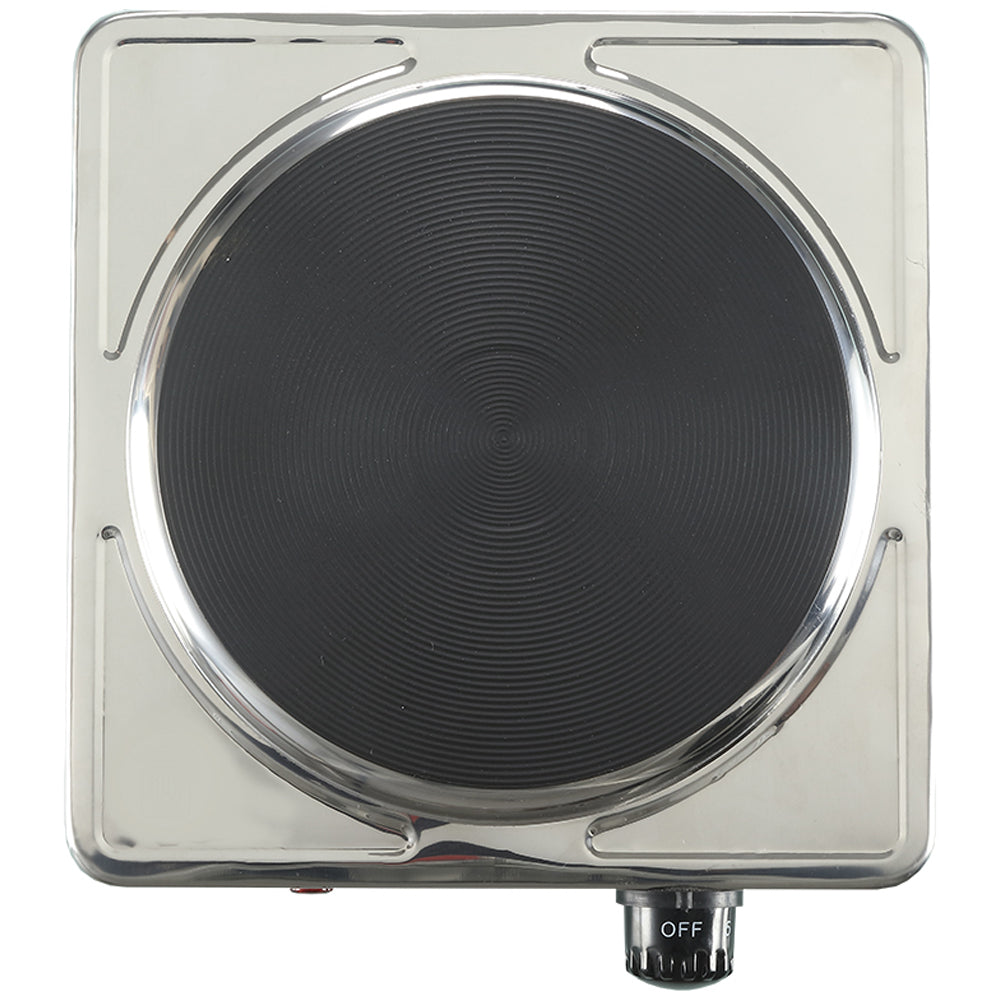 Fogão Elétrico de Mesa 1 Boca Portátil 1500w Inox 220v Agratto