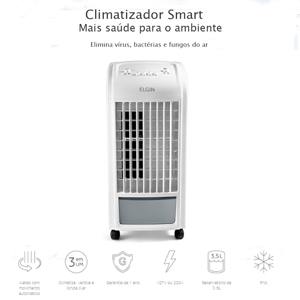 Climatizador de Ar Elgin Smart Frio 3,5 Litros