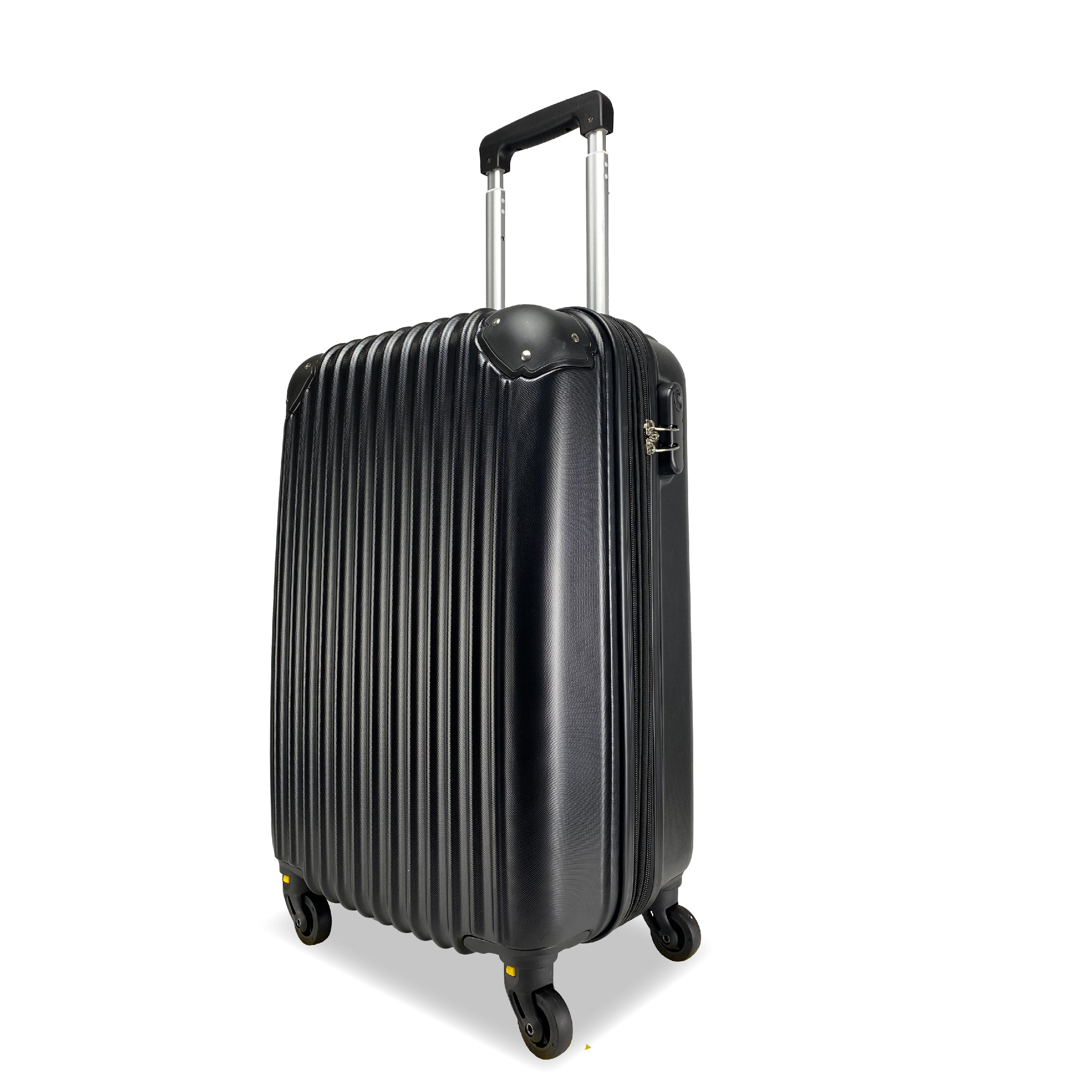 Mala de Viagem de Bordo Roda Giro 360 Grau Rígida Inglaterra 25x59x37cm Black